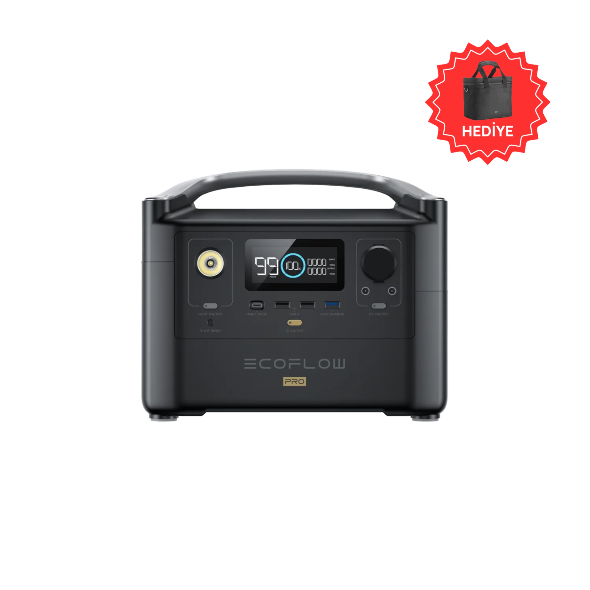 EcoFlow RIVER Pro Taşınabilir Güç Kaynağı
