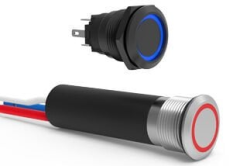Carling  AV1-1B311B-R00  VANDAL PROOF BUTON KALICI YEŞİL 19MM 24V/10A IP67