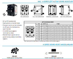 Carling AA2-07 A-SERİSİ DEVRE KES. 2P 7,5A 230VAC – 80VDC
