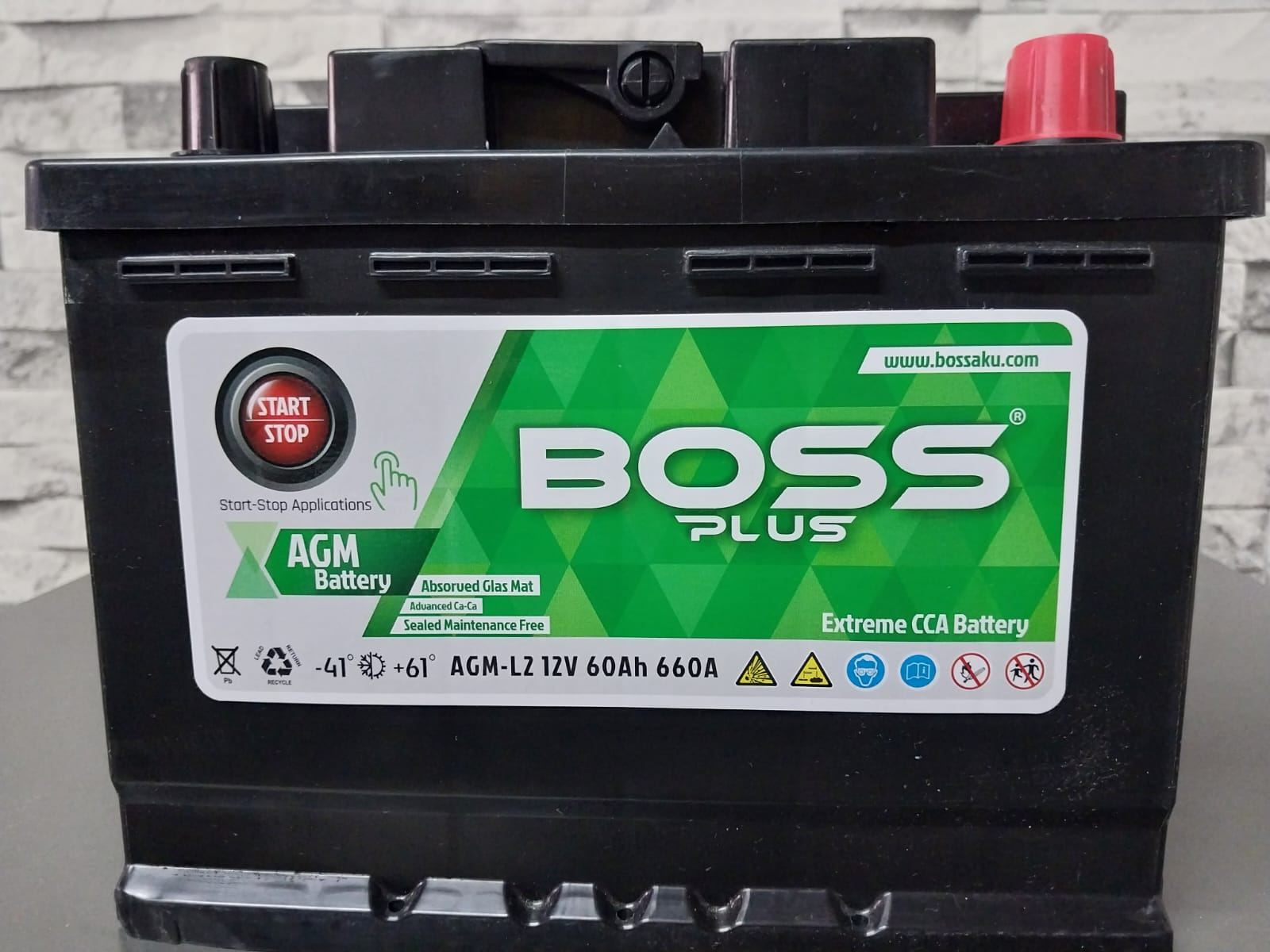 BOSS 60 AH AGM AKÜ