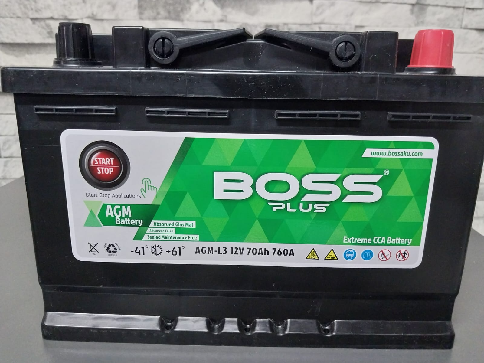BOSS 70 AH AGM AKÜ