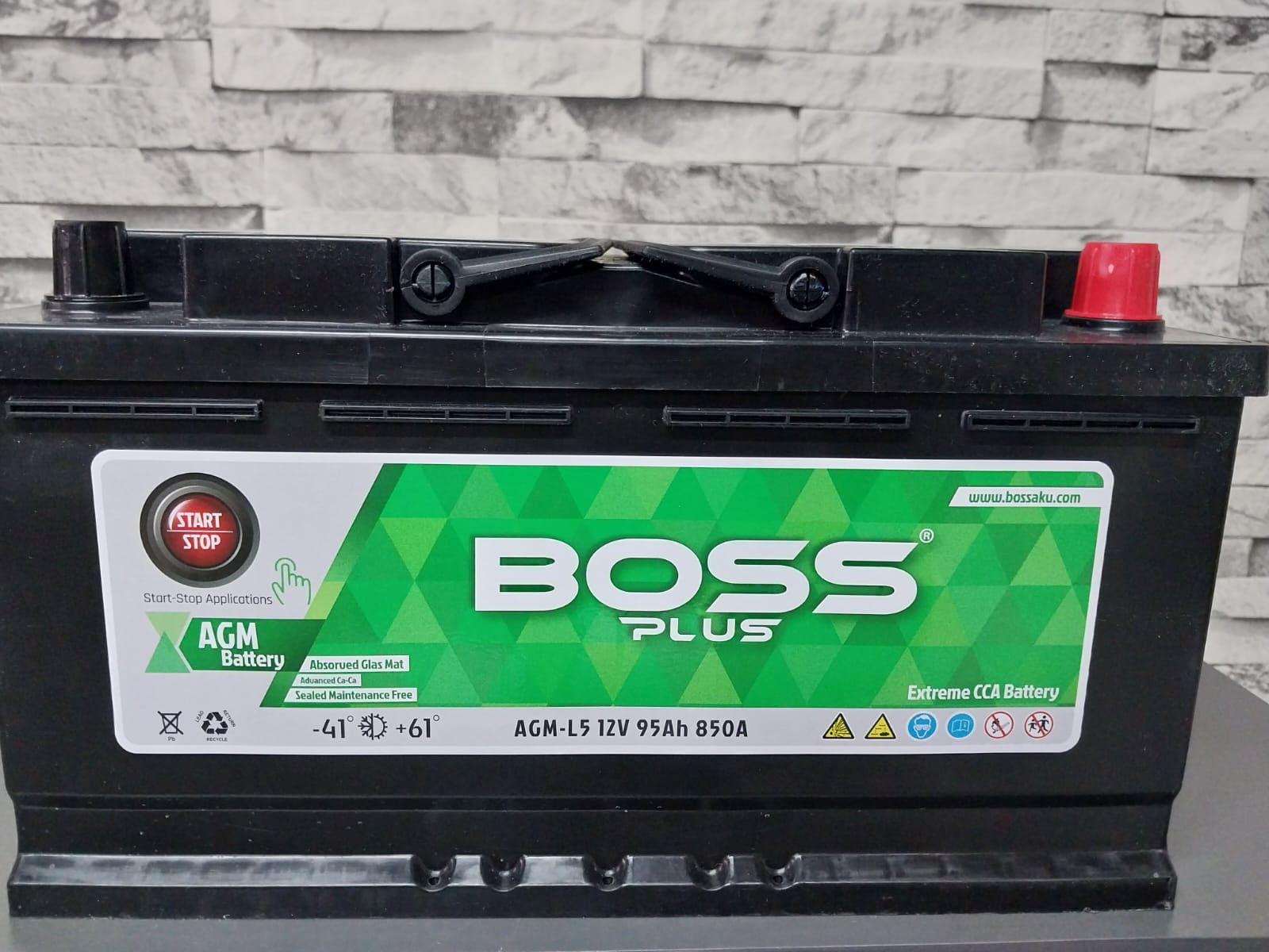 BOSS 95 AH AGM AKÜ