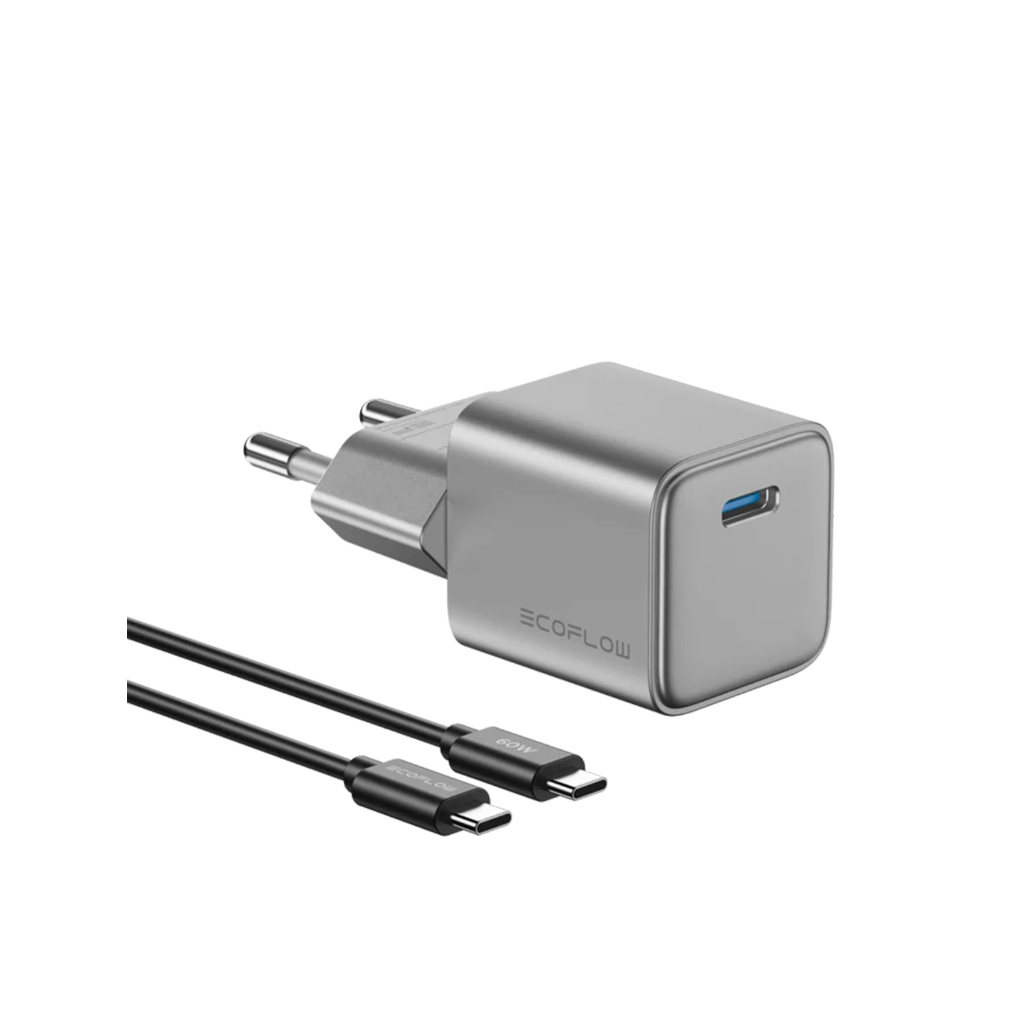 EcoFlow RAPID 30W GaN Şarj Cihazı (60W Kablo Dahil)