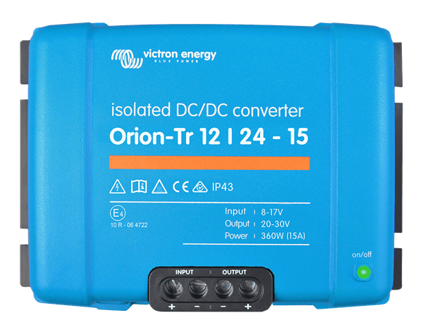 ORION-TR 12/24-15A (360W) İZOLELİ KONVERTÖR
